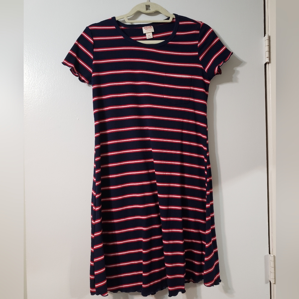 Stripped Ribbed knit Dress